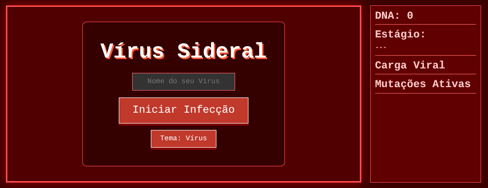 Orbe sideral - modo vírus